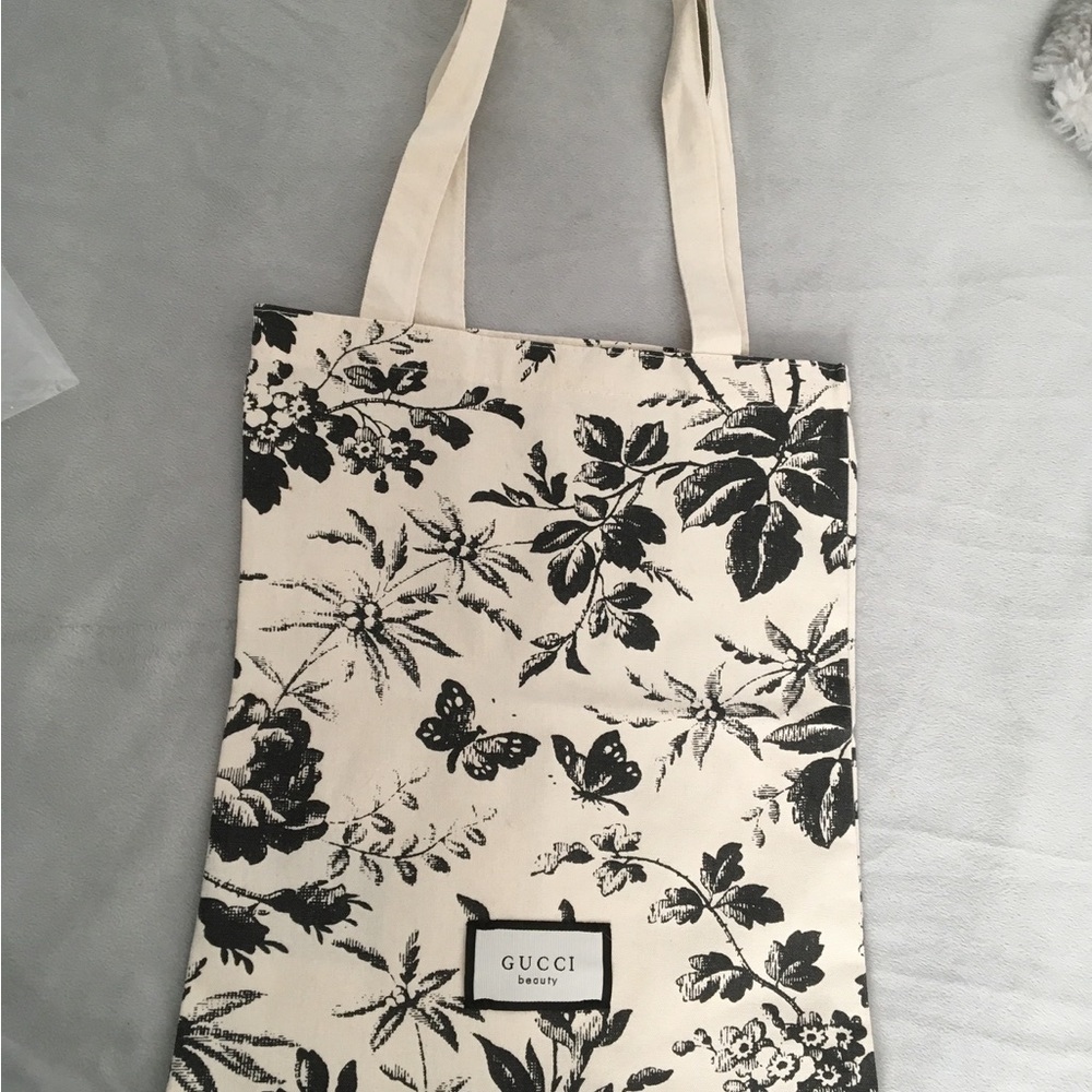 Gucci Novelty floral canvas tote Bag